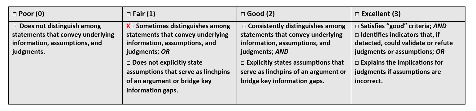 One Criteria Automated